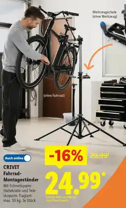 Lidl CRIVIT Fahrrad- Montageständer Angebot