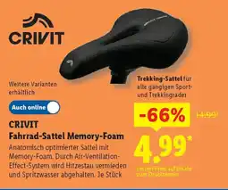 Lidl CRIVIT Fahrrad-Sattel Memory-Foam Angebot