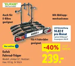Lidl Eufab Fahrrad-Träger Angebot