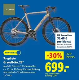 Lidl Prophete Gravelbike, 28" Angebot