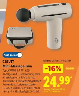 Lidl CRIVIT Mini-Massage-Gun Angebot