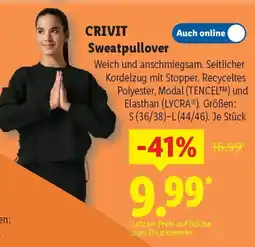 Lidl CRIVIT Sweatpullover Angebot