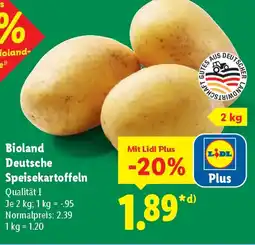 Lidl Bioland Deutsche Speisekartoffeln Angebot