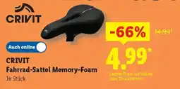 Lidl CRIVIT Fahrrad-Sattel Memory-Foam Angebot