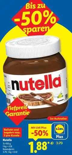 Lidl Nutella Angebot