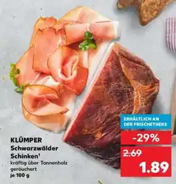 Kaufland KLÜMPER Schwarzwälder Schinken Angebot