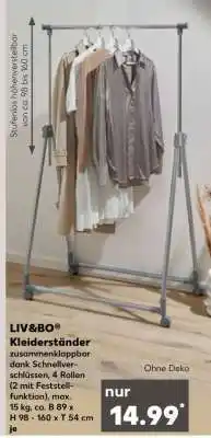 Kaufland LIV&BO Kleiderständer Angebot