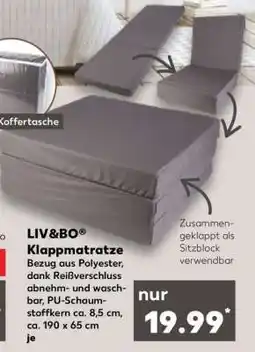 Kaufland LIV&BO Klappmatratze Angebot