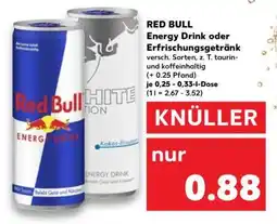 Kaufland RED BULL Energy Drink oder Erfrischungsgetränk Angebot