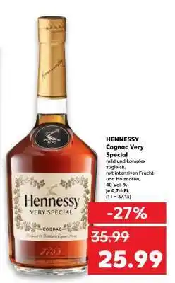 Kaufland HENNESSY Cognac Very Special Angebot