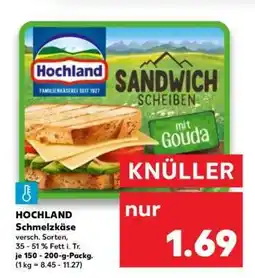 Kaufland HOCHLAND Schmelzkäse Angebot