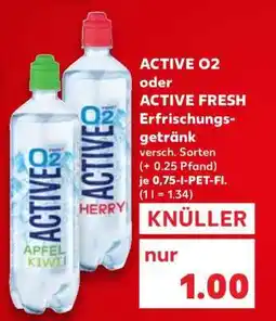 Kaufland ACTIVE O2 oder ACTIVE FRESH Erfrischungsgetränk Angebot