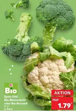 Kaufland Span./ital. Bio-Blumenkohl oder Bio-Broccoli Angebot