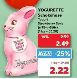 Kaufland YOUGRETTE Schokohase Angebot