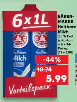 Kaufland BÄREN-MARKE Haltbare Milch Angebot