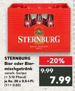 Kaufland STERNBURG Bier oder Biermischgetränk Angebot