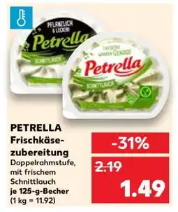 Kaufland Petrella Frischkäsezubereitung Angebot