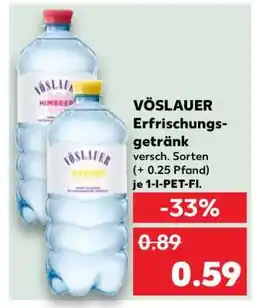 Kaufland VÖSLAUER Erfrischungsgetränk Angebot