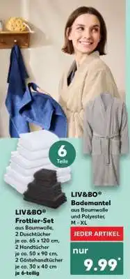 Kaufland LIV&BO Bademantel Angebot