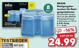 Kaufland BRAUN Reinigungskartuschen für Reinigungsstationen Angebot