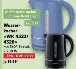Kaufland Wasserkocher WK 4322/4328 Angebot