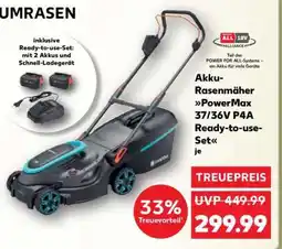 Kaufland Akku-Rasenmäher PowerMax 37/36V P4A Ready-to-use-Set Angebot