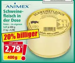 Norma Schweinefleisch in der Dose Angebot