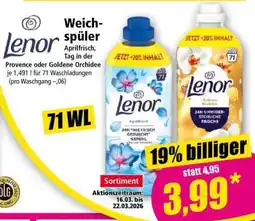 Norma Lenor Weichspüler Angebot