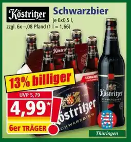 Norma KÖSTRITZER Schwarzbier° Angebot