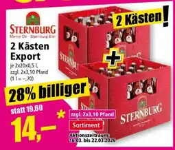 Norma 2 Kästen Export Angebot