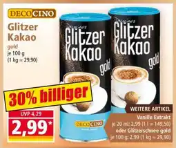 Norma Glitzer Kakao gold Angebot