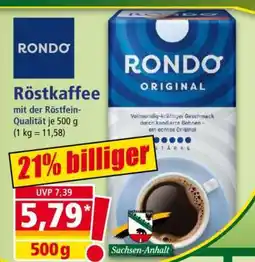 Norma Röstkaffee Angebot