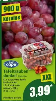Norma Tafeltrauben dunkel Angebot