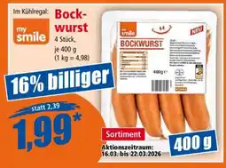 Norma Bockwurst Angebot