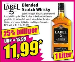 Norma LABEL 5 Blended Scotch Whisky Angebot