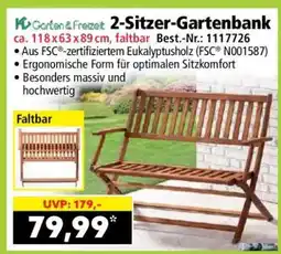 Norma 2-Sitzer-Gartenbank Angebot