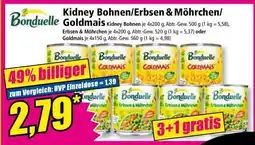 Norma Kidney Bohnen/Erbsen & Möhrchen/Goldmais Angebot
