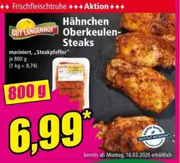 Norma Hähnchen Oberkeulen-Steaks Angebot