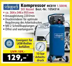 Norma Kompressor HC51V 1.500W, 50l Kessel Angebot