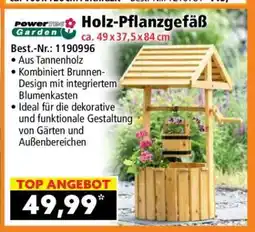 Norma Holz-Pflanzgefäß Angebot