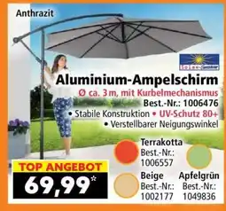 Norma Aluminium- Ampelschirm Angebot
