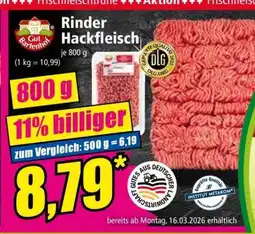 Norma Rinder-Hackfleisch Angebot