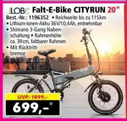 Norma Falt E-Bike CityRun 20 Angebot