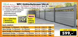 Norma WPC-Sichtschutzzaun VALLA Angebot