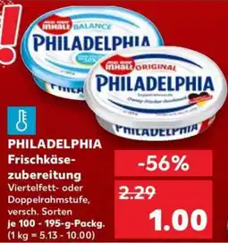 Kaufland PHILADELPHIA Frischkäse zubereitung Angebot
