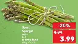 Kaufland Span. Spargel grün Angebot