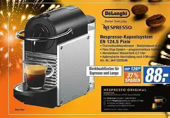 Expert Technomarkt Delonghi Nespresso Nespresso-kapselsystem En 124.s Pixie Angebot