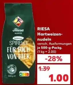 Kaufland RIESA Hartweizen nudeln Angebot