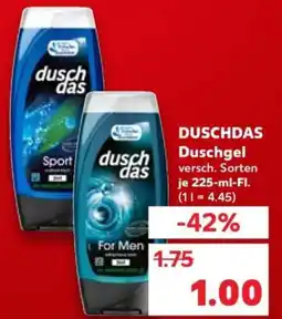 Kaufland DUSCHDAS Duschgel Angebot