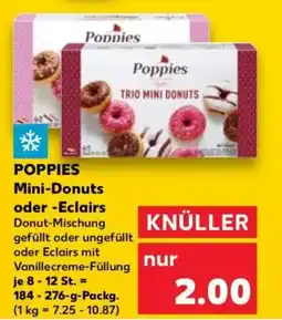 Kaufland POPPIES Mini-Donuts oder -Eclairs Angebot